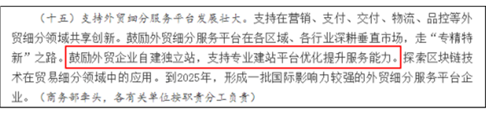 外贸独立站
