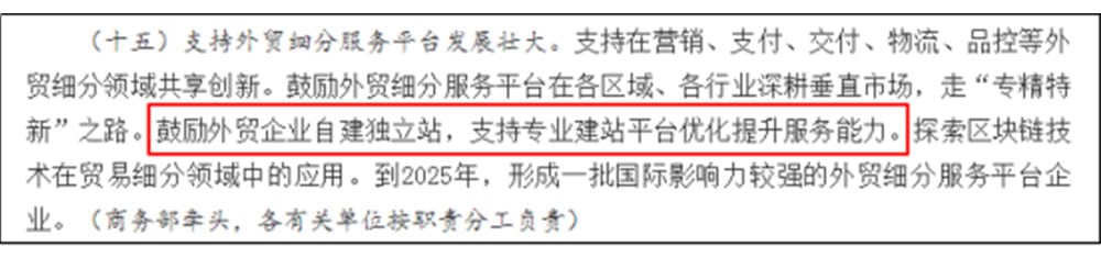 外贸独立站
