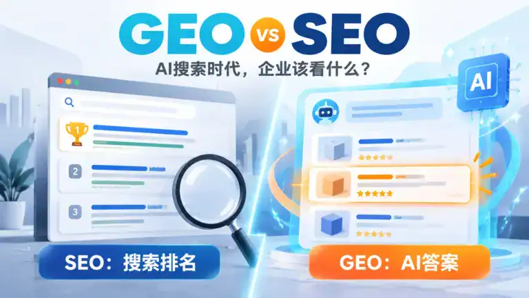 点津网站展示GEO与SEO的区别与应用.